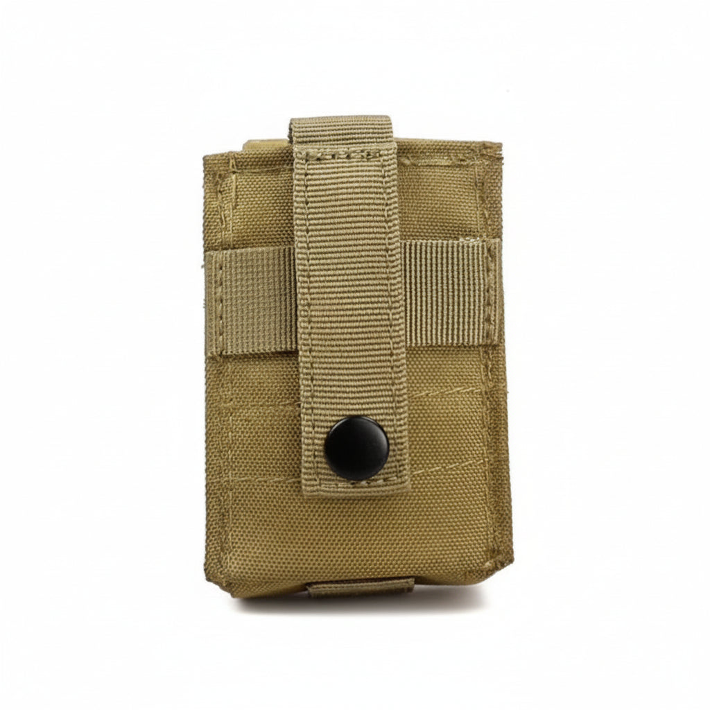 Engineered for tactical efficiency, this Single Frag Grenade Pouch secures F1 grenades and comparable equipment with reliable precision. Constructed from hardwearing 500D nylon with an integrated rear panel and MOLLE webbing, it delivers durability where it counts www.defenceqstore.com.au