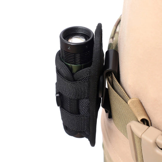 Our Flashlight Pouch Belt 360 Degrees Rotation lets you keep your hands free while you take your light with you wherever you go. Thanks to its rotating clip, you can easily attach the pouch to your belt, bag, or other items and adjust the angle of your flashlight with a simple twist. Get the freedom to explore with maximum efficiency and convenience! www.defenceqstore.com.au