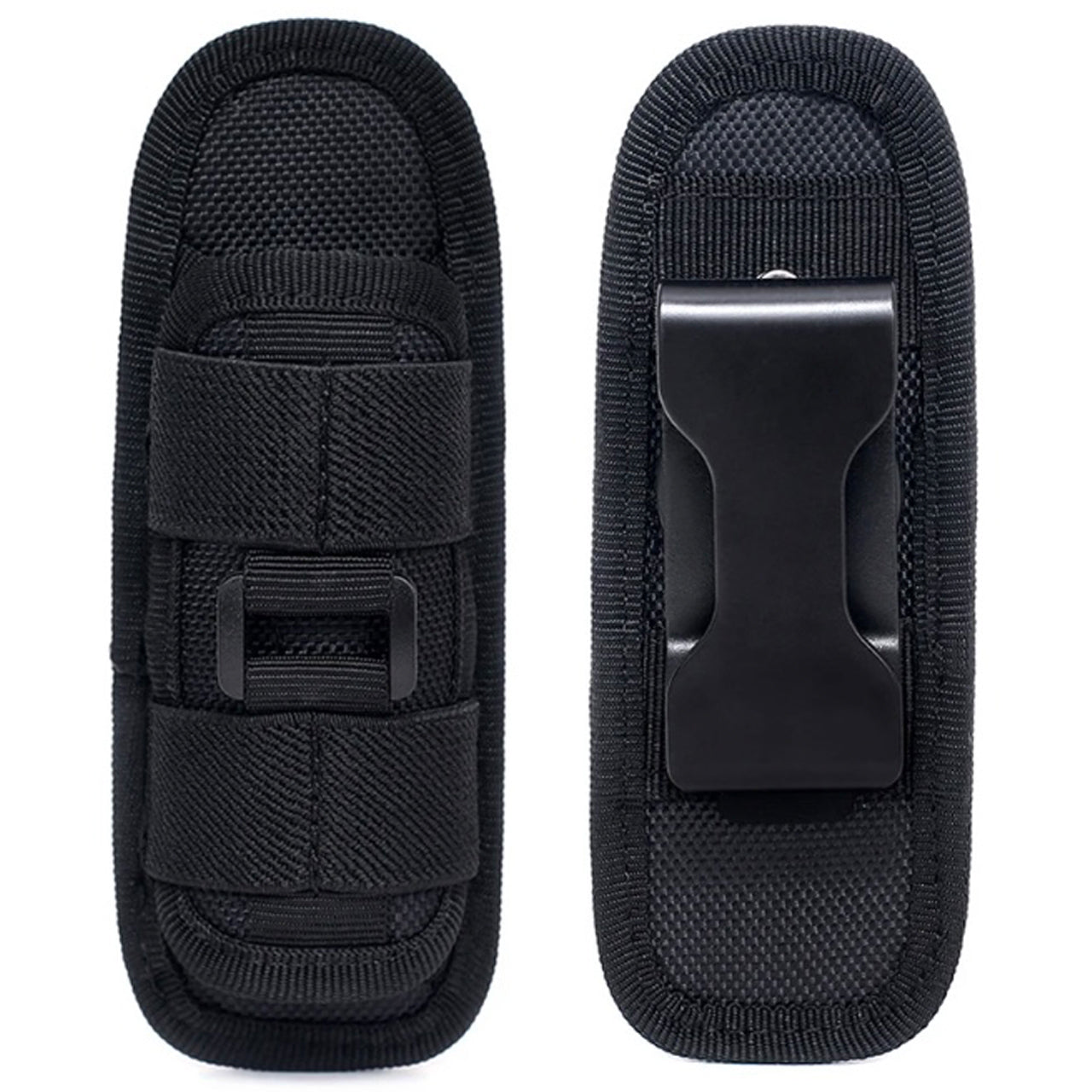 Our Flashlight Pouch Belt 360 Degrees Rotation lets you keep your hands free while you take your light with you wherever you go. Thanks to its rotating clip, you can easily attach the pouch to your belt, bag, or other items and adjust the angle of your flashlight with a simple twist. Get the freedom to explore with maximum efficiency and convenience! www.defenceqstore.com.au