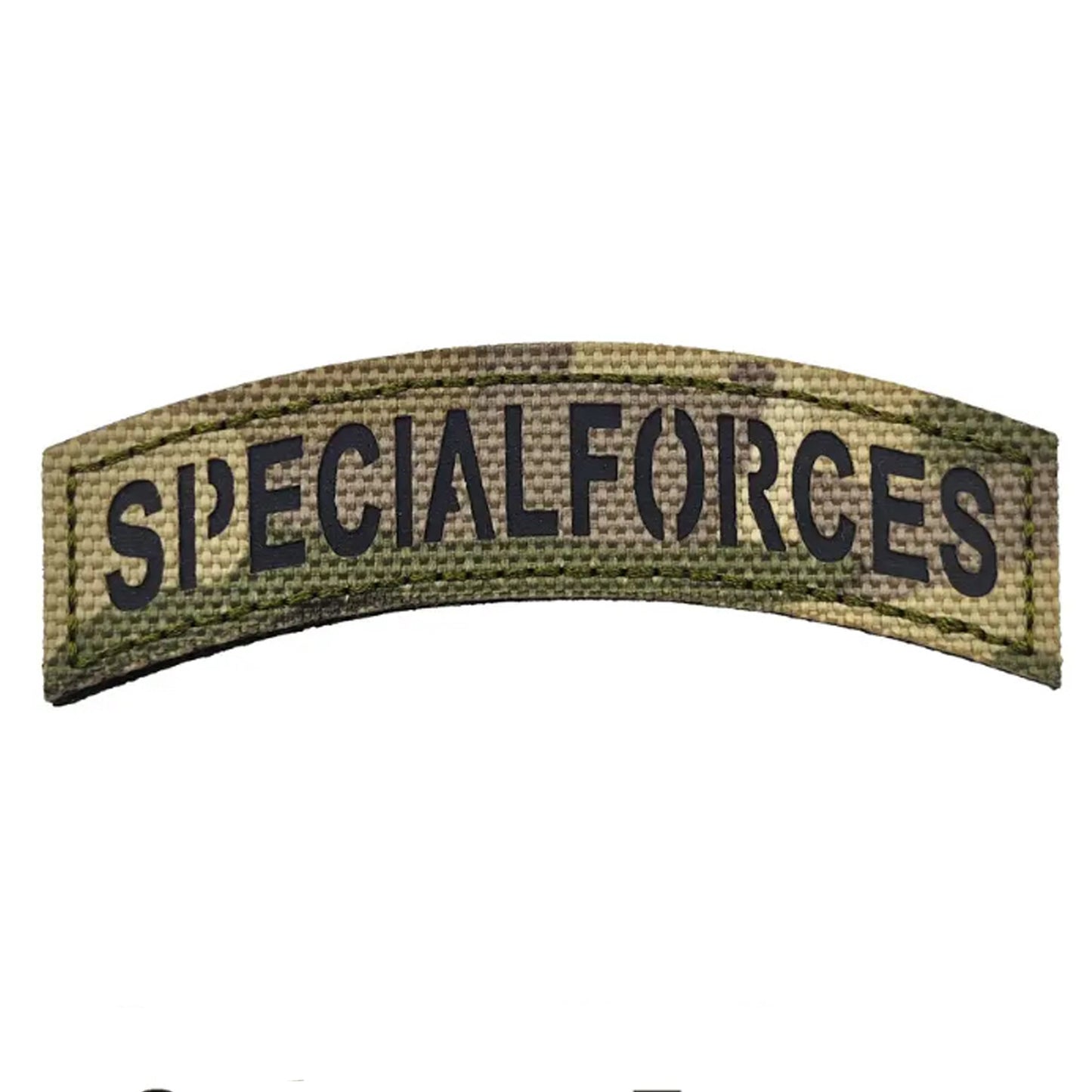 Make a bold statement with the Special Forces Laser Cut Multicam Patch Hook & Loop. This striking 8x2.5cm patch features laser-cut precision detailing that demands attention. Backed with both hook and loop fasteners, it's ready to attach to tactical gear, backpacks, or uniforms instantly. www.defenceqstore.com.au