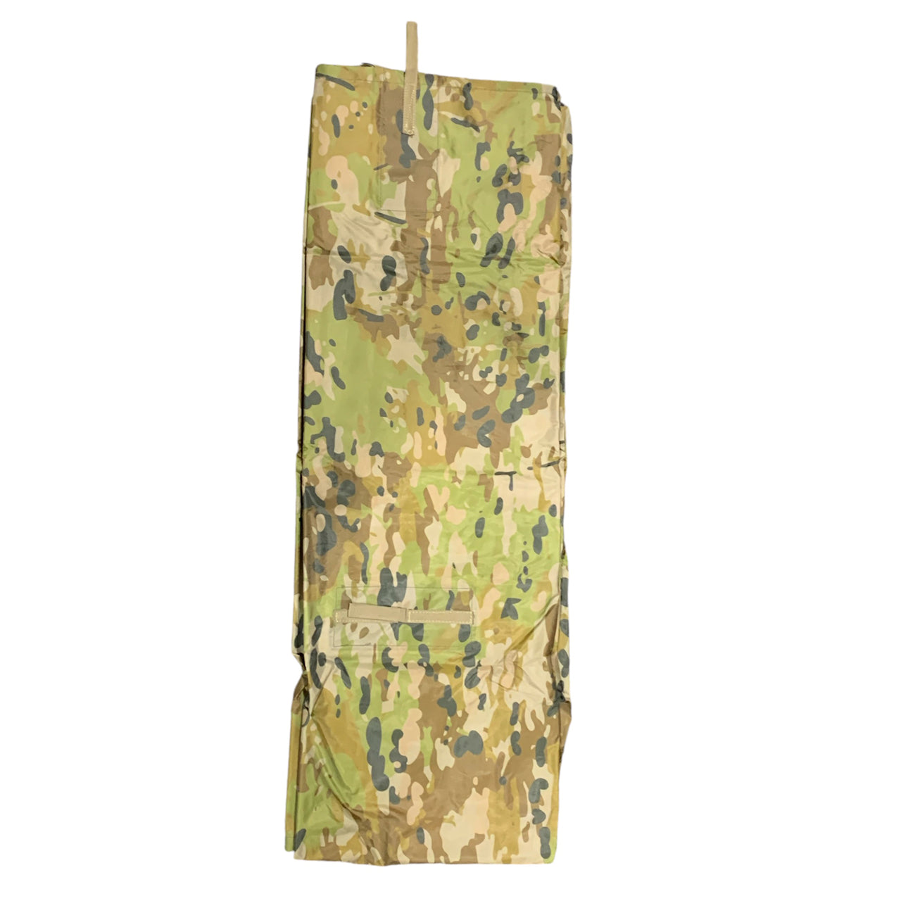 Stay dry and comfortable during your outdoor adventures with the Cadet AMCU Hootchie Full Length. This hootchie is made from 75D polyester taffeta and has a water head rating of 2000mm, providing top-notch waterproof protection. The seams are waterproof and the hootchie is strengthened with copper studs and durable webbing, ensuring its reliability in any weather. Measuring 278x186cm, it offers ample coverage for all your camping or hiking needs. www.defenceqstore.com.au