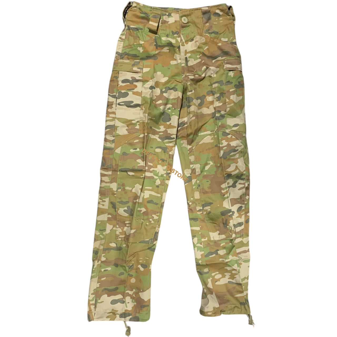 The Essential Army Cadet Tactical Trousers AMCU are designed with AMC compatible military pattern, featuring cargo pockets with zips on the legs, an adjustable waist with wide belt loops, and elastic trouser ties with a toggle at the ankles. www.defenceqstore.com.au