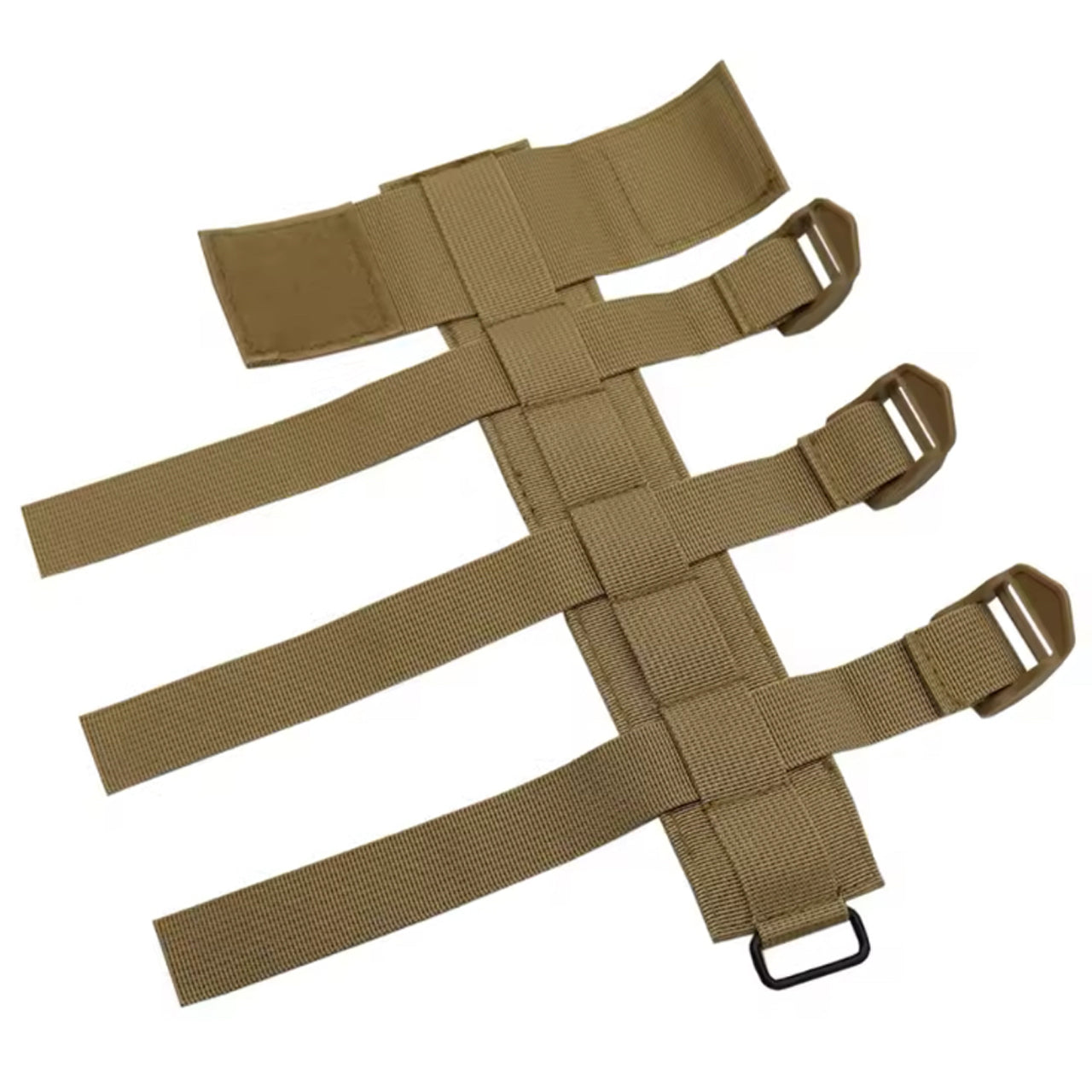 Elevate your backpack's functionality with our knife MOLLE attachment, designed to securely attach larger knives with scabbards. A must-have for any survival gear, this attachment measures 26cm long and can accommodate the majority of larger knives. www.defenceqstore.com.au