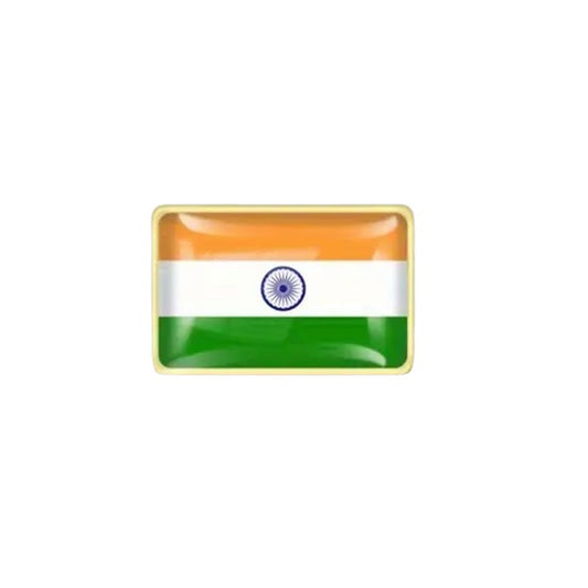 This gold-plated, enamel-filled lapel pin allows you to proudly display the India flag while honouring all those who have served or are currently serving in all theatres of war and peacekeeping efforts. Featuring the India Flag, it symbolises both national pride and remembrance. www.defenceqstore.com.au