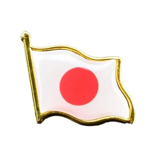This gold-plated, enamel-filled lapel pin allows you to proudly display the Japan flag while honouring all those who have served or are currently serving in all theatres of war and peacekeeping efforts. Featuring the Japan Flag, it symbolises both national pride and remembrance. www.defenceqstore.com.au