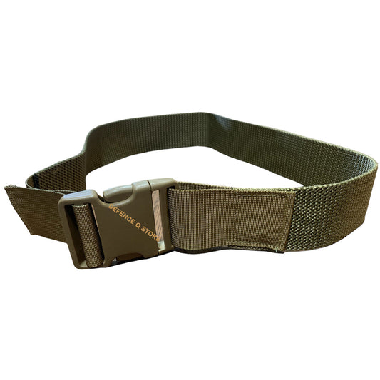 Experience the unbeatable convenience and durability of the Tactical Quick Release Military Belt Khaki! Crafted with rugged nylon webbing, this belt includes a secure duraflex clip lock and an adjustable waist band measuring 50mm wide. www.defenceqstore.com.au