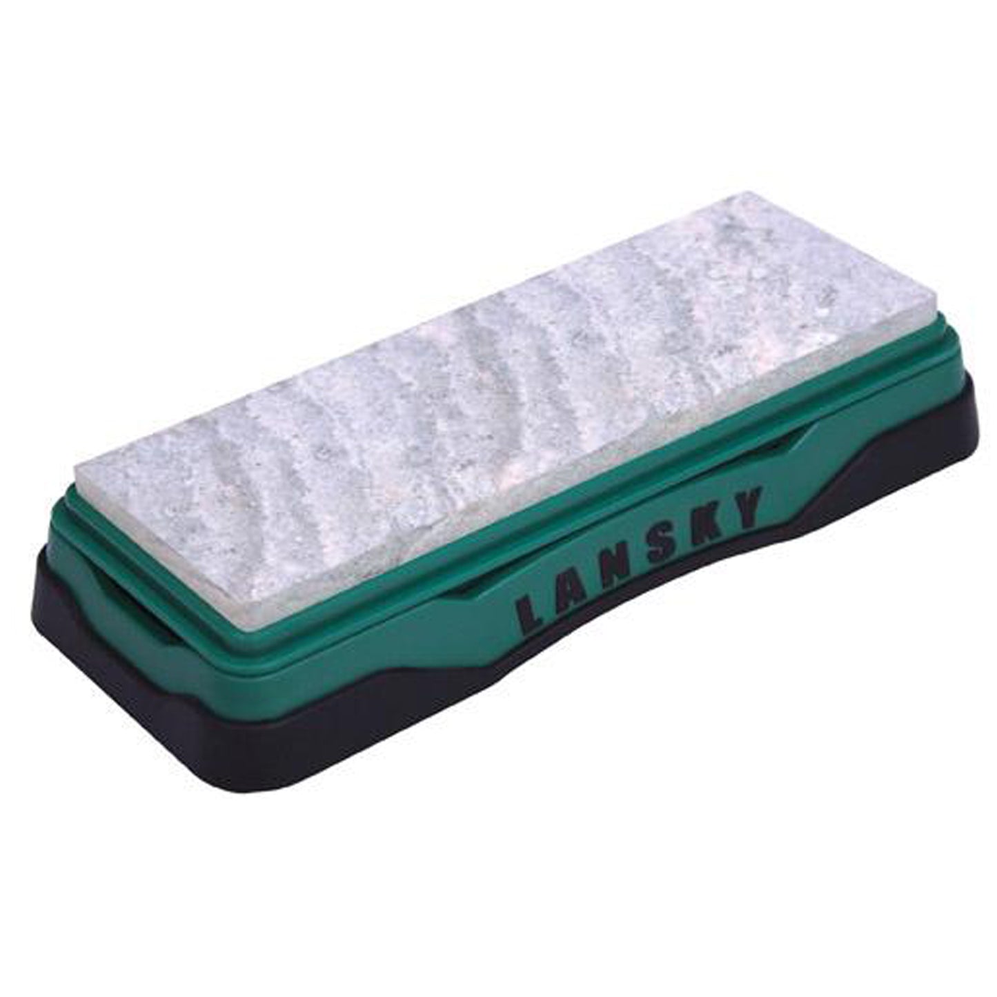 Measures 6 3/8″ x 2 3/4″ overall. Soft Arkansas novaculite sharpening stone. Forest green composition housing with black rubberized non-slip base. Ideal for chisels, planer blades, axes and other large tools. The Soft Arkansas BenchStone is the most versatile for general purpose sharpening. www.defenceqstore.com.au