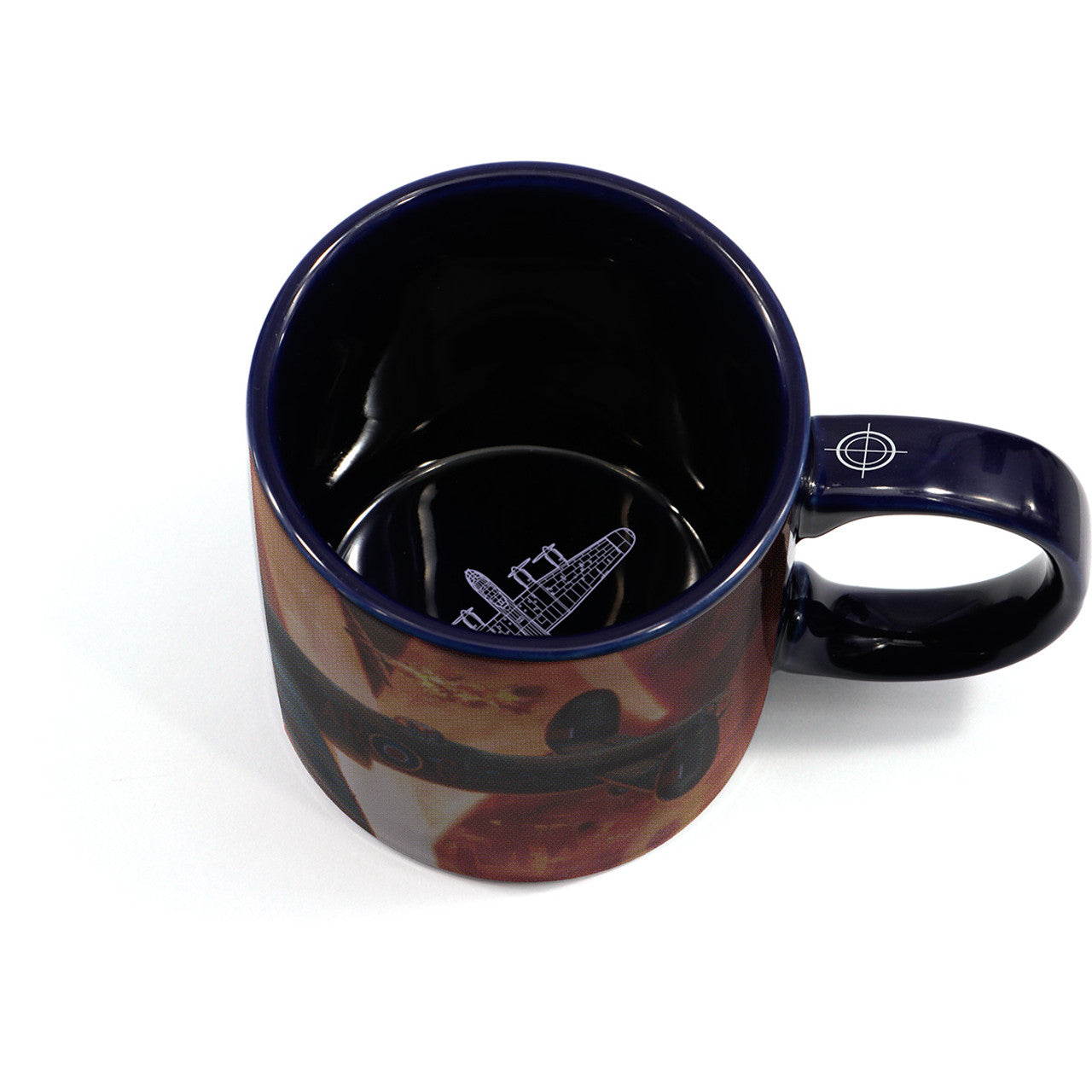 The mug showcases Harrison's artwork titled "Into the Cauldron" and includes a schematic of the aircraft in the base. Made from durable ceramic with an easy-grip handle and scratch-resistant finish, this mug is perfect for both hot and cold beverages. www.defenceqstore.com.au