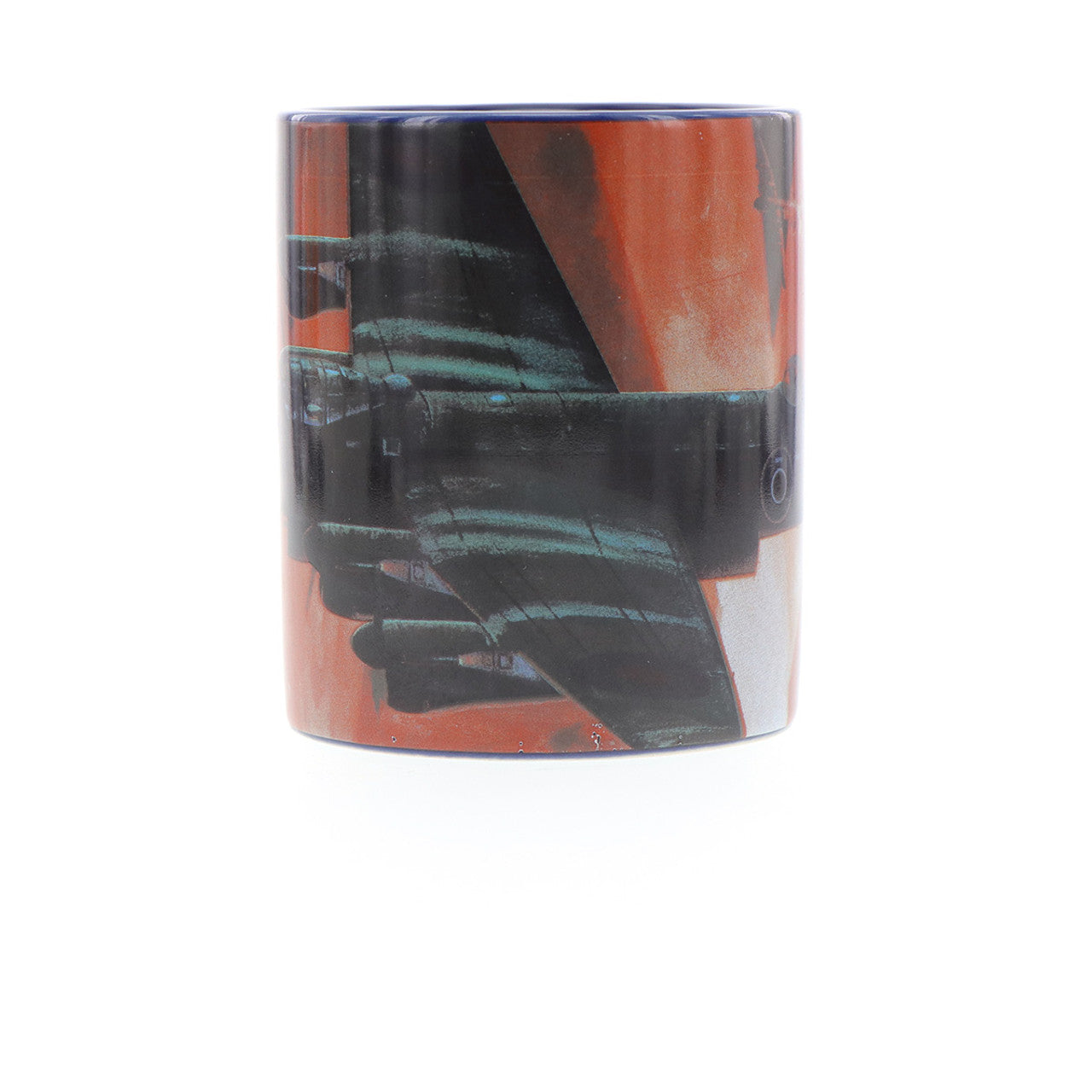 The mug showcases Harrison's artwork titled "Into the Cauldron" and includes a schematic of the aircraft in the base. Made from durable ceramic with an easy-grip handle and scratch-resistant finish, this mug is perfect for both hot and cold beverages. www.defenceqstore.com.au