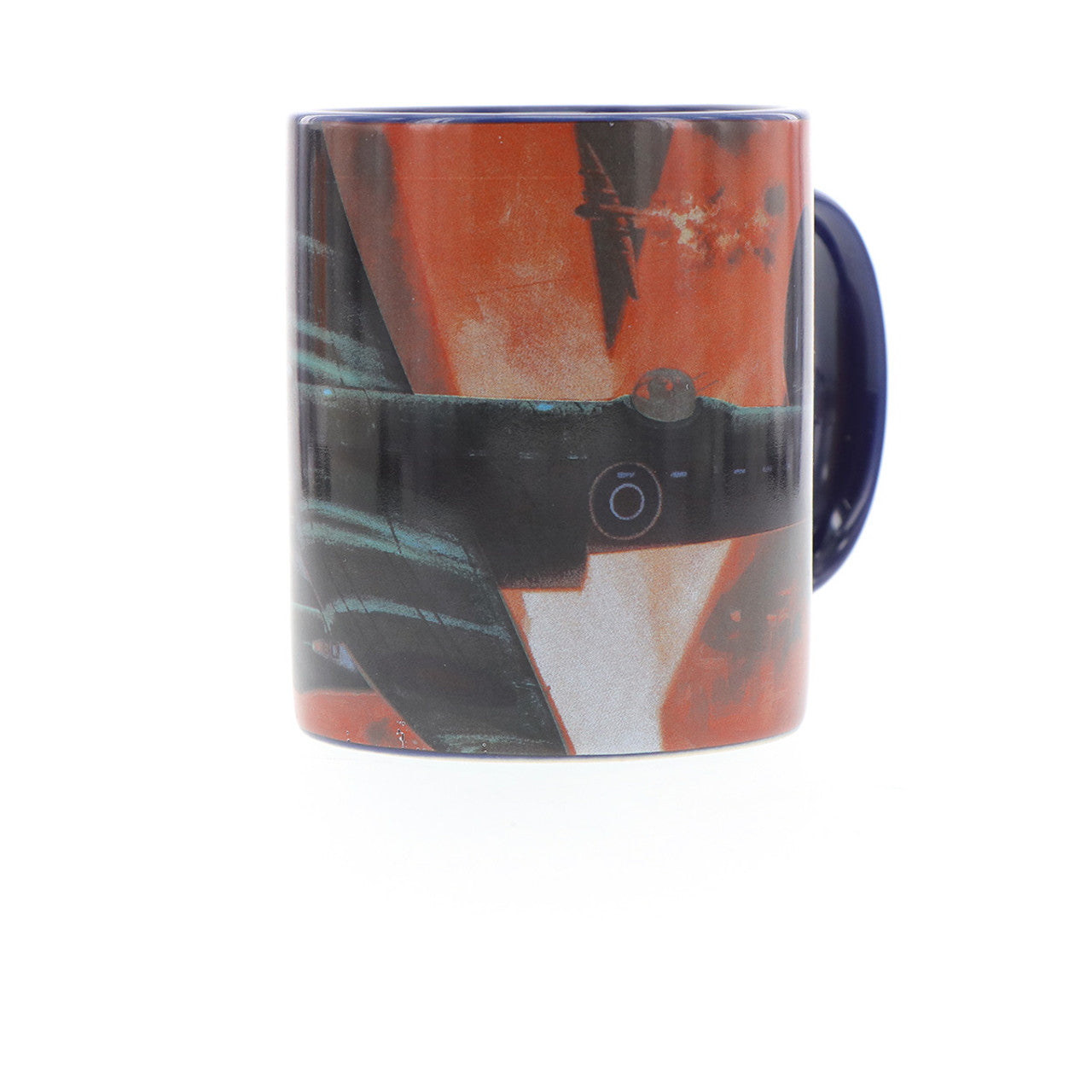 The mug showcases Harrison's artwork titled "Into the Cauldron" and includes a schematic of the aircraft in the base. Made from durable ceramic with an easy-grip handle and scratch-resistant finish, this mug is perfect for both hot and cold beverages. www.defenceqstore.com.au