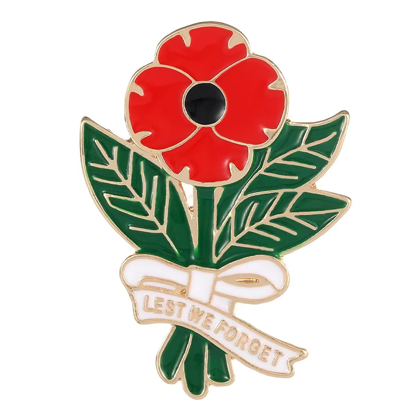 Honour those who served with the Lest We forget Poppy Flower White Ribbon Lapel Badge—a powerful symbol of remembrance and respect. This striking emblem captures the essence of sacrifice and courage, making it the perfect way to show your appreciation for our heroes. www.defenceqstore.com.au