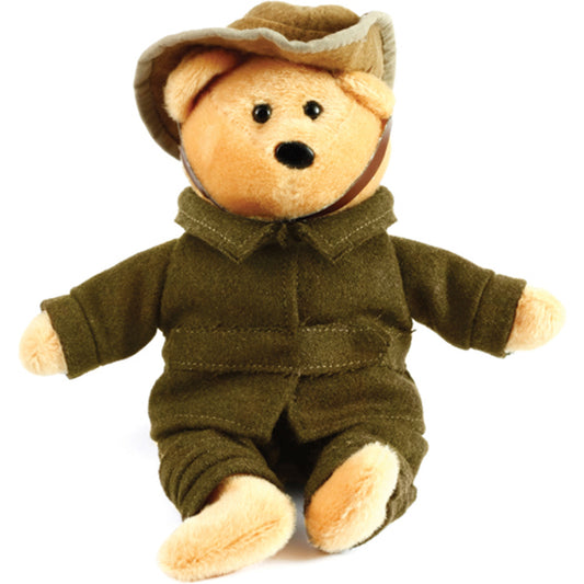 The Little Aussie WW1 Digger Bear is a must-have for history enthusiasts and those who want to honour the brave Australian diggers who served in the Great War of 1914-1918. www.defenceqstore.com.au
