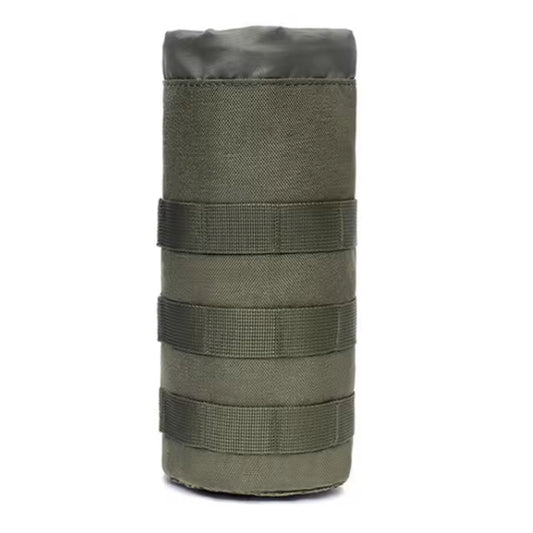The MOLLE Water Bottle Pouch in green is crafted to fit perfectly with the MOLLE webbing system featured on a wide range of tactical gear. Its secure attachment ensures your water bottle stays firmly in place during any activity, whether you're hiking, camping, or on duty. www.defenceqstore.com.au