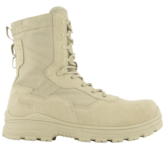 Engineered for tactical excellence, the Magnum Scorpion II 8.0 CT CP SZ Desert Tan boots combine premium suede leather with abrasion-resistant nylon for unmatched durability. www.defenceqstore.com.au