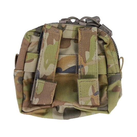 This Mini Accessory Pouch is a pouch for those small essential items that would get lost in a larger pouch. The Mini Accessory pouch only tales up 2 Molle columns and will fit easily on a belt or in that tight spot on your chest rig. www.defenceqstore.com.au