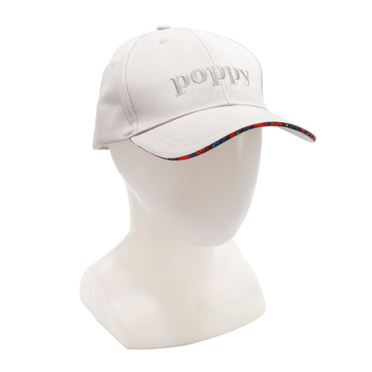 A special Poppy Mpressions Cap featuring a snippet from the sensational artwork 'Where the Poppies Grow'. www.defenceqstore.com.au