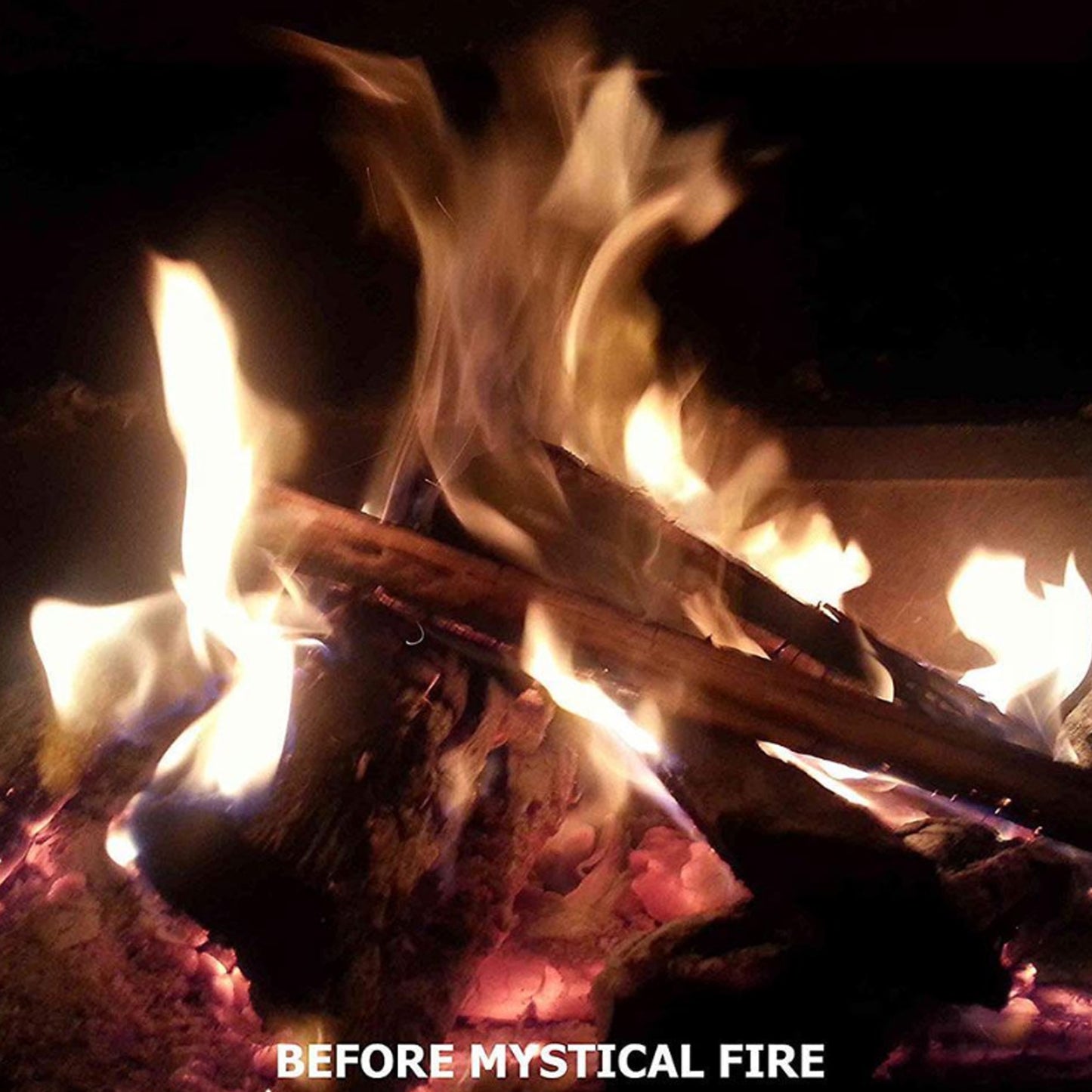Mystical Fire is an exciting campfire novelty that produces vibrantly coloured flames in any timber fire. Watch in amazement as flames turn from red to blue to green to violet, providing entertainment for the whole family on your next camping trip. This 60% expanded packet increases burn time! www.defenceqstore.com.au