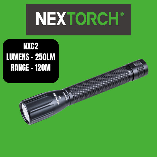 Small, light, robust: C2. Here you get a lot of good torch for little money. High-quality workmanship, first-class materials and a lot of experience make the NEXTORCH C2 the perfect companion. It is 100% waterproof, absolutely unbreakable and guaranteed to take a few adventures in its stride. The housing of the C2 LED torch is made of light but hard-wearing special aluminium. www.defenceqstore.com.au