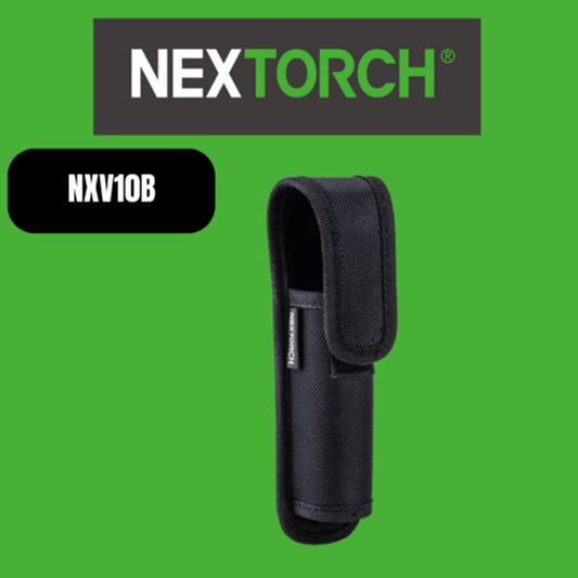 The NEXTORCH V10B is the upgraded successor to the V10 and V10C, designed to solve a long-standing issue with flashlight holsters: torches slipping through the bottom. Now featuring a reinforced webbing insert at the base, the V10B securely retains even the slimmest torches, making it a truly universal-fit pouch. www.moralepatches.com.au