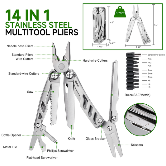 The NexTool Flagship Max is engineered as a professional-grade multi-tool built for demanding environments. Designed to consolidate essential repair and cutting tools into one compact unit, it delivers strength, reliability and versatility for everyday carry, outdoor use, trade work and emergency kits. www.defenceqstore.com.au