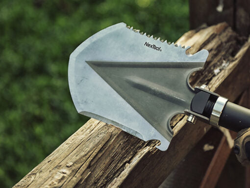 The NexTool Multi-Functional Detachable Shovel is engineered as a versatile outdoor tool system built for durability, portability and adaptability. Designed with a modular detachable handle system, it allows compact storage while delivering full-length functionality when assembled. www.defenceqstore.com.au