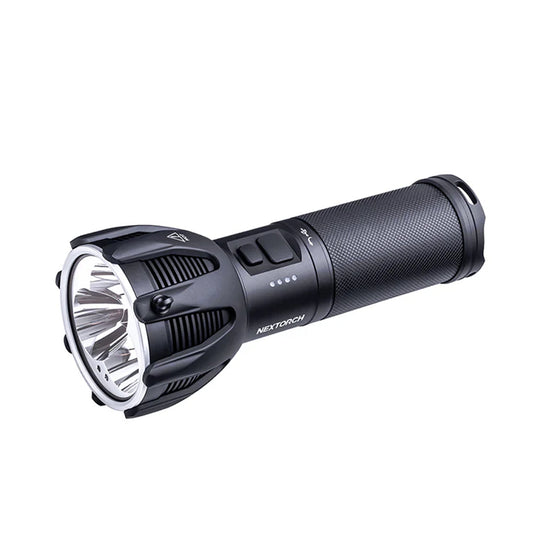 The Saint Torch 30C is a powerhouse in search and rescue lighting, offering an extraordinary 10,00 lumen light and a 15,000 lumen turbo. This flashlight is equipped with dual side switches for swift operation and an easy-to-read four-level LED battery indicator. www.defenceqstore.com.au