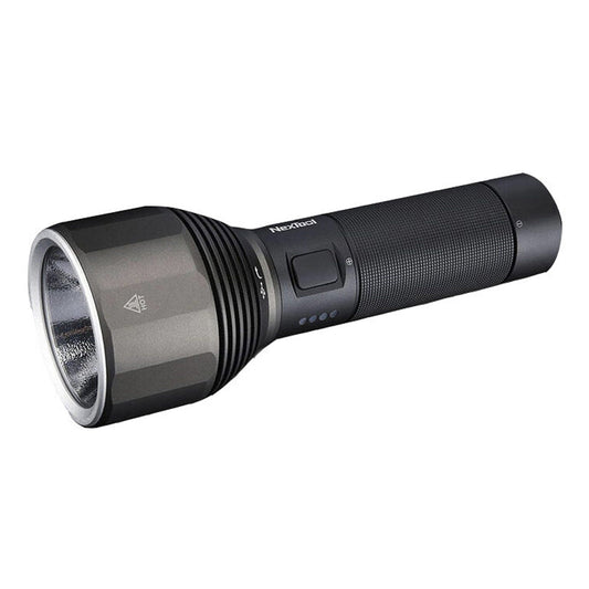 E-Series Rechargeable Torch Long Range High Beam, 6 Modes
MAX Lumen: 2000lm
MAX Distance: 380m
Runtime: HIGH 3h / LOW 140h
Battery: 1 x 26650 Battery (Included)
Light Source: White Light LED www.defenceqstore.com.au