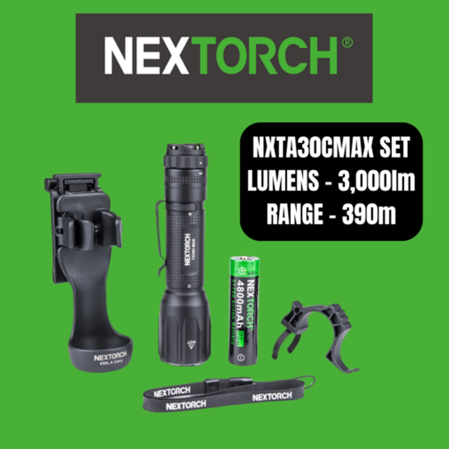 Introducing the NEXTORCH TA30C MAX POLICE KIT, meticulously crafted to exceed the standards of law enforcement professionals while offering versatile everyday carry capabilities www.defenceqstore.com.au