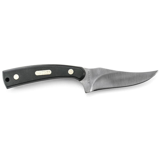 The Old Timer Sharpfinger 152OT is a timeless hunting knife with roots stretching back to the 1970s. Its 3.3″ high‑carbon satin-finish clip-point blade delivers precise slicing and field-dressing performance, while the sawcut brown Delrin-style handle offers a confident, ergonomic hold—even in wet conditions. www.defenceqstore.com.au