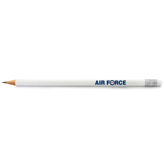 Air Force branded HB pencil with an eraser. Perfect promotional gift item for school visits and events.