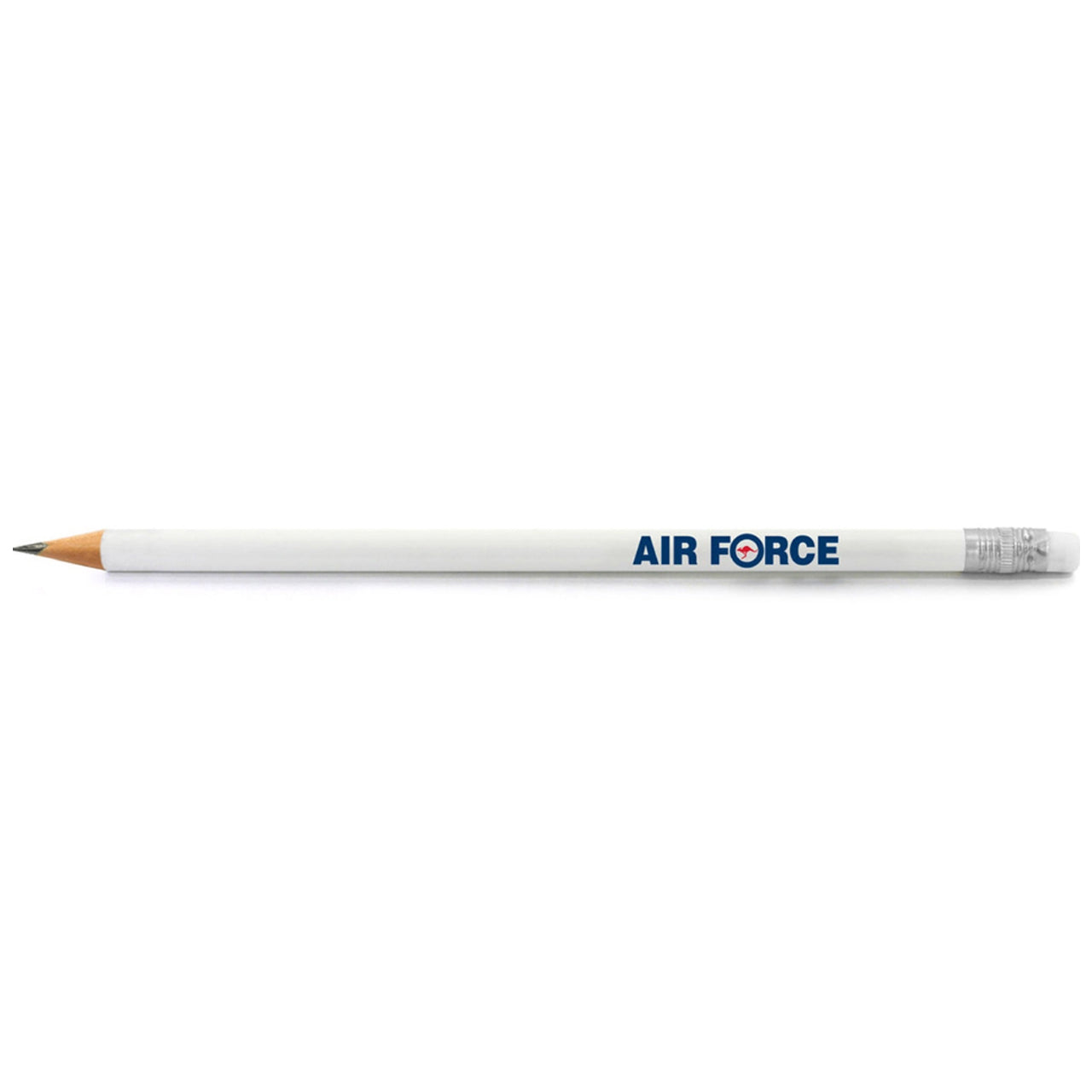 Air Force branded HB pencil with an eraser. Perfect promotional gift item for school visits and events.
