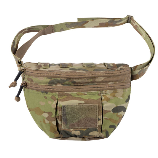 As part of the versatile ASAD Velcro-In accessories range, the SLABB has a velcro sandwich to mount to a plate carrier/chest rig mounted pouch. It can be mounted either under the front flap and cummerbund or inserted into the plate pocket on most plate carriers. www.defenceqstore.com.au