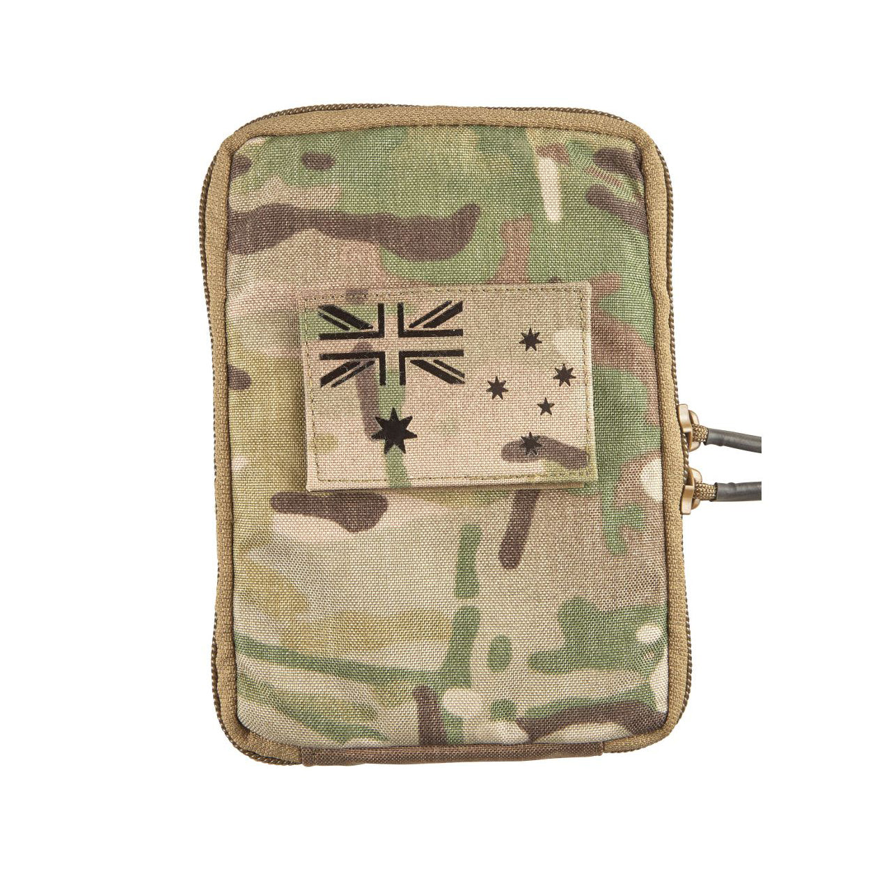 The Platatac All-Weather Notebook Cover zippered is a 'back to basics' style cover for our All-Weather Lined & Grid Notebook. Featuring a full zip-around opening four loops for stationary and an external open-top sleeve the All-Weather Notebook Cover zippered is slim and lightweight making it perfect for the chest pocket. www.defenceqstore.com.au