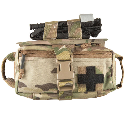 The Platatac HW Tear Away Med Pouch Horizontal (TAMPH) now features Blue Force Gear Ultracomp laminate, the pouch is an ambidextrous, horizontally mountable, compact, well laid out solution to store your individual first aid kit (IFAK) www.defenceqstore.com.au