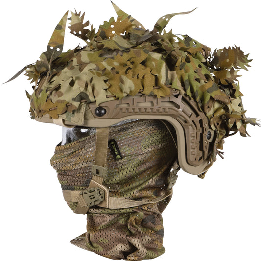 The laser cut Platatac Cam Net Helmet Cover kit in TFP is AMCU cohesive and primarily designed to break up the shape of the ADF issue Team Wendy EXFIL helmet but is also compatible with Ops-Core and Airframe helmets. www.defenceqstore.com.au