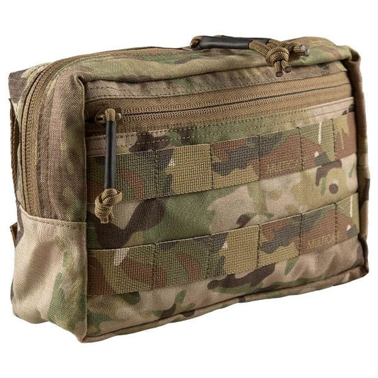 The Platatac S&M Large Horizontal Pouch is the larger general purpose variant of our S&M Pouch. It has plenty of room for basic essentials or MEIs and the wide opening top zipper allows for easy access and visibility when stowing or removing items. www.defenceqstore.com.au where the army shops