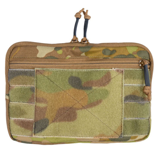 The PLATATAC S&M Zippered Admin Pouch is a large, low-profile admin pouch designed for plate carrier and chest rig use so that you can store and organise all your field administration needs in one location. www.defenceqstore.com.au