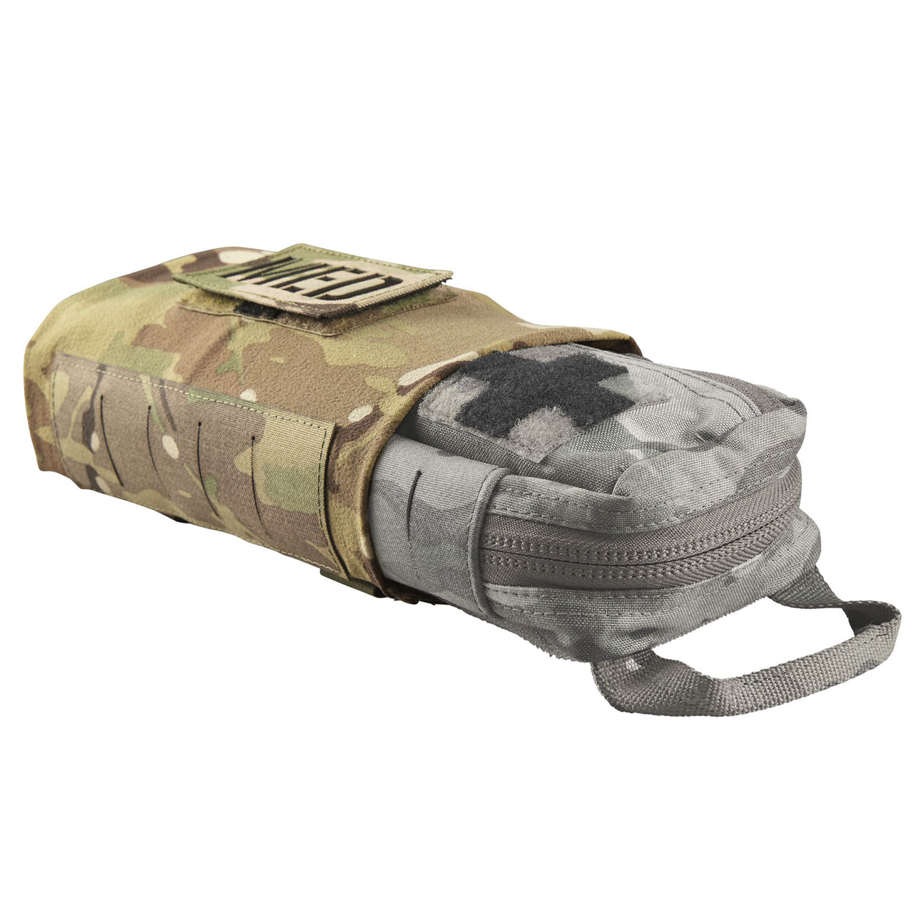The PLATATAC Tear Away Med Pouch Pull Out Adaptor has been designed to turn your TAMPH (sold separately) from being a side release buckle and Velcro-secured Med Pouch into a side pull Med Pouch so your battle buddy can get your IFAK out quicker and with less hassle. www.defenceqstore.com.au