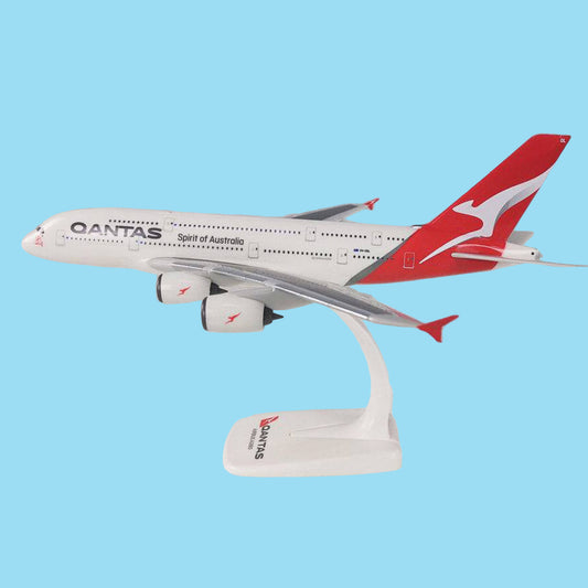 Command your display with this magnificent 1/250 scale A380 from PPC, showcasing Qantas's contemporary new livery on the world's largest passenger airliner. This expertly crafted collectible merges cutting-edge design with aviation's most iconic wide-body aircraft, rendered with exceptional detail and authenticity. www.defenceqstore.com.au