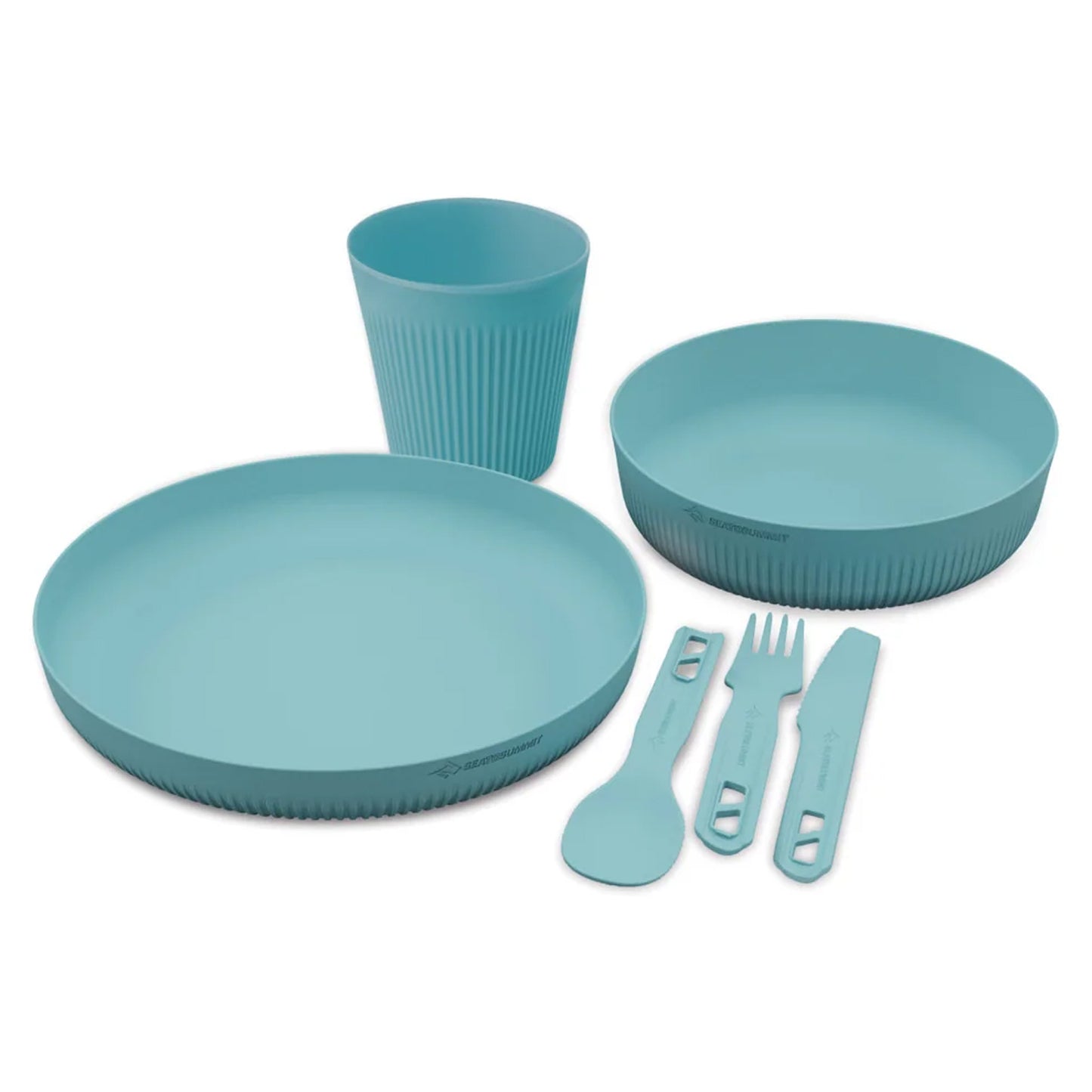 Light, strong and packable, the 6-piece Passage Dinnerware Set offers typical Sea to Summit functionality. Cool Grip sidewalls allow the user to hold the bowl and cup firmly, even when the contents are hot. www.defenceqstore.com.au