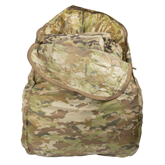 The Platatac 110L LW Pack Cover is a near essential item for the organized operator. Regardless of what waterproofing you may be doing inside your pack, you should be waterproofing the outside, so your pack doesn’t absorb 4 litres (read kilograms) for you to lug around. www.defenceqstore.com.au