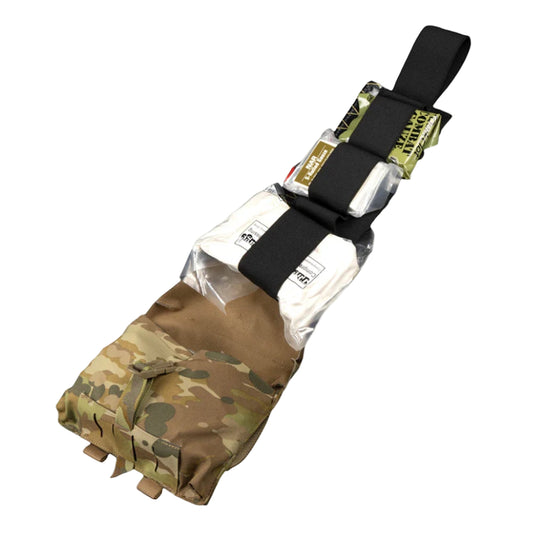 The Platatac ASAD First Line Belt IFAK is a compact, belt-mounted medical pouch designed for fast access and minimal bulk. Optimised for wear in the small of the back and mounted upside down, it keeps lifesaving medical essentials within easy reach—without interfering with your movement or other gear. www.defenceqstore.com.au