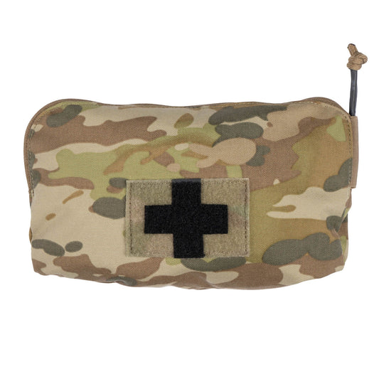 The Platatac Amphib/Water Ops Med Pouch has been designed with the needs of modern operators who opt for smaller, lighter, and slimmer kits. It is large enough to hold the essentials for patient care including a tourniquet, emergency bandages, chest seal and gloves. www.defenceqstore.com.au
