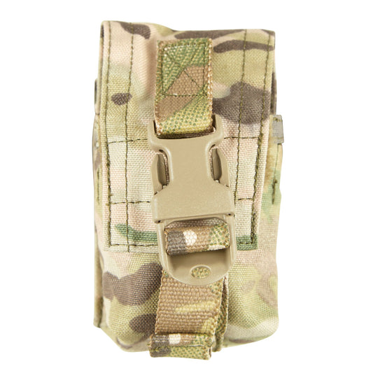 A 19mm ITW clip, combined with a Velcro hook & loop closure, ensures positive retention of EO devices, without impeding release when needed. At 2 MOLLE columns wide, it’s also small enough to mount on belts or plate carriers. www.defenceqstore.com.au where the army shops