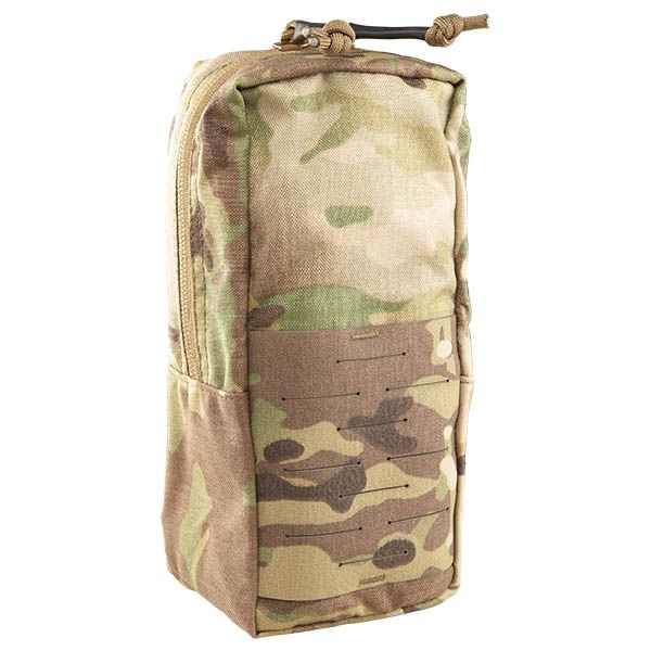 The Accessories Small flask pouch attaches via two MOLLE straps which are part of the one-piece back that is laser cut with precision out of Multicam pattern Blueforce gear Ultracomp fabric. A laser-cut PALS area on the front allows the attachment of smaller MOLLE-compatible pouches. www.defenceqstore.com.au where the army shops
