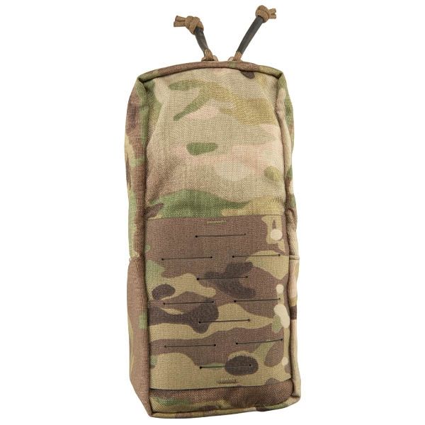 The Accessories Small flask pouch attaches via two MOLLE straps which are part of the one-piece back that is laser cut with precision out of Multicam pattern Blueforce gear Ultracomp fabric. A laser-cut PALS area on the front allows the attachment of smaller MOLLE-compatible pouches. www.defenceqstore.com.au where the army shops