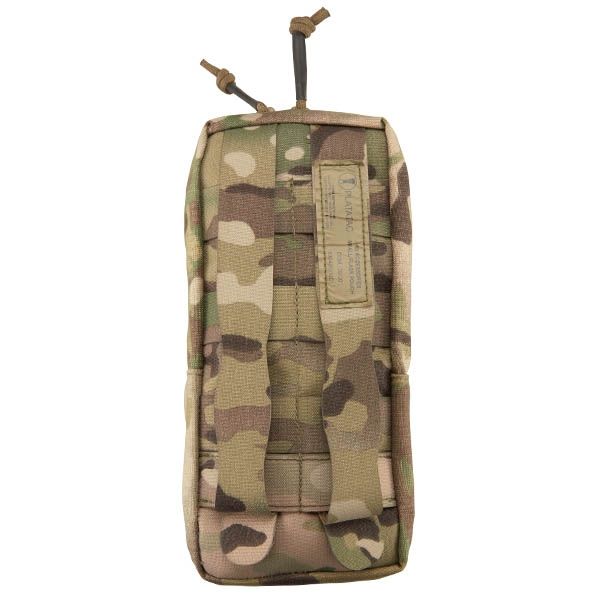 The Accessories Small flask pouch attaches via two MOLLE straps which are part of the one-piece back that is laser cut with precision out of Multicam pattern Blueforce gear Ultracomp fabric. A laser-cut PALS area on the front allows the attachment of smaller MOLLE-compatible pouches. www.defenceqstore.com.au where the army shops