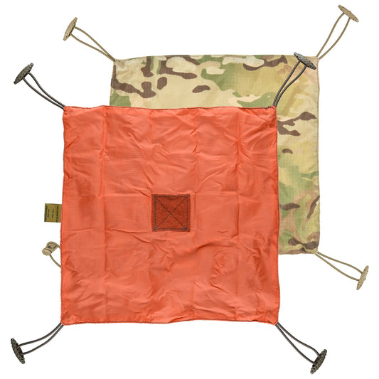 The Platatac individual marker panel is a lightweight high visibility item, that is perfect to carry in your kit for individual recognition when conducting marry up, RV, signaling vehicles or aircraft. www.defenceqstore.com.au