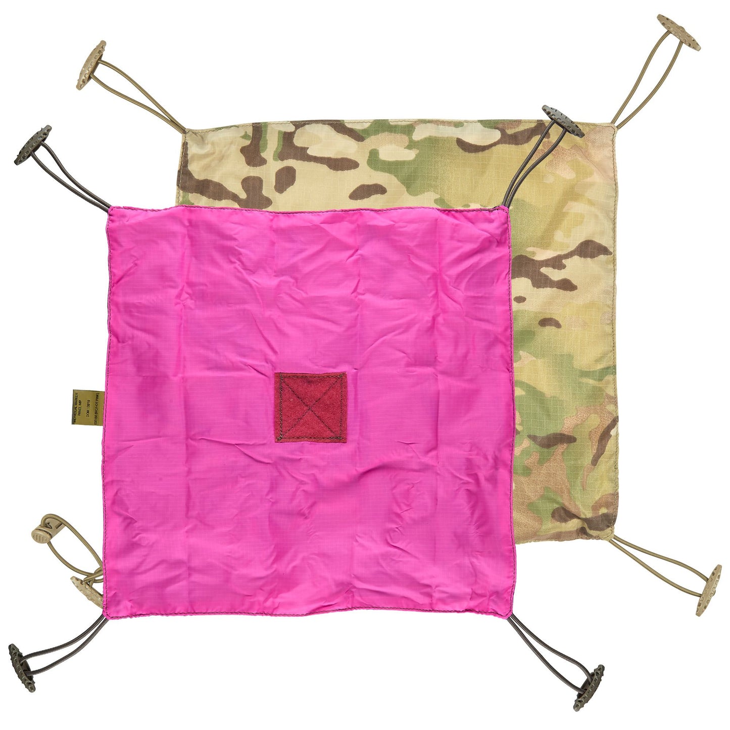The Platatac individual marker panel is a lightweight high visibility item, that is perfect to carry in your kit for individual recognition when conducting marry up, RV, signaling vehicles or aircraft. www.defenceqstore.com.au