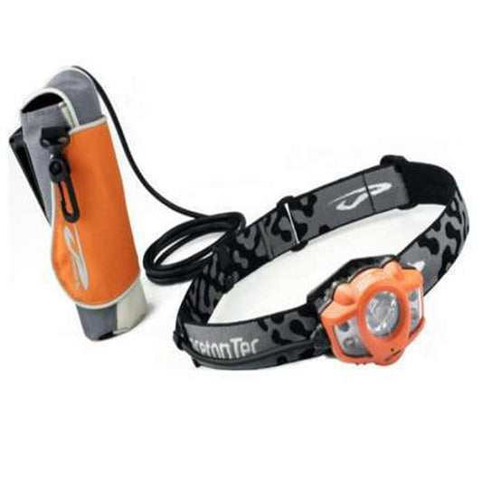 The Princeton Tec Apex Rechargeable is one of the heavier headlamps in the Princeton Tec collection. The lamphead is itself can be well compared to the other headlamps of this brand, but the difference is that the lamp is powered by a separate lithium-ion battery. www.defenceqstore.com.au